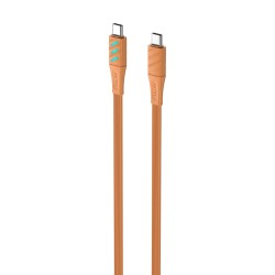 Kabel Do Ładowania Havit Typ C Cb6254 Pomarańczowy