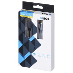 Kabel Ibox Ikumtc31G2 (Usb Typu C - Usb Typu C   1M  Kolor Czarny)