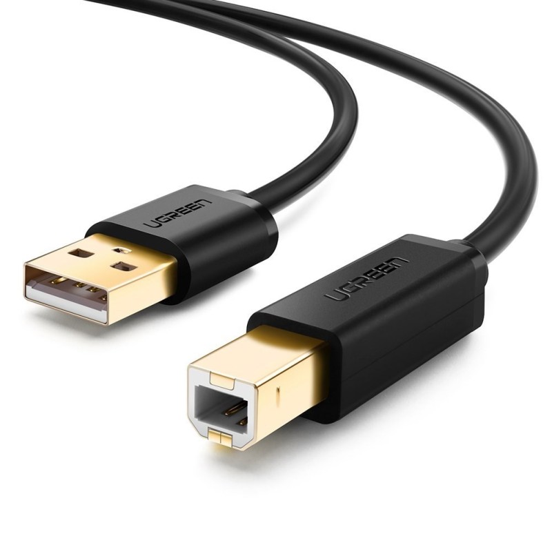 Ugreen Kabel Do Drukarki Przewód Usb-Usb Typ B 3M Czarny