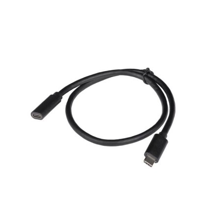 Lanberg Przedłużacz Usb-C M/F 3.1 1.5M Czarny