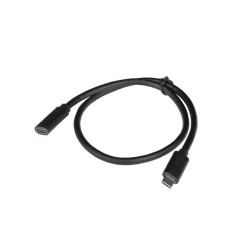 Lanberg Przedłużacz Usb-C M/F 3.1 1.5M Czarny