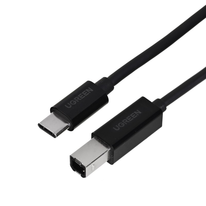 Ugreen Kabel Do Drukarki Usb-C - Usb-B 480Mb/S 2M (Czarny)