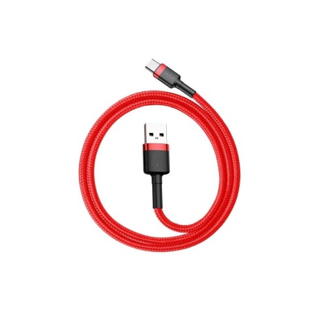 Kabel Baseus Cafule Catklf-C09 (Usb 2.0 - Usb Typu C   2M  Kolor Czarno-Czerwony)
