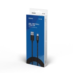 Kabel Savio Cl-129 (Usb Typu C - Usb 2.0 Typu A   2M  Kolor Czarny)