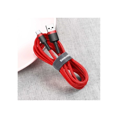 Kabel Baseus Cafule Catklf-A09 (Usb 2.0 - Usb Typu C   0,50M  Kolor Czerwony)