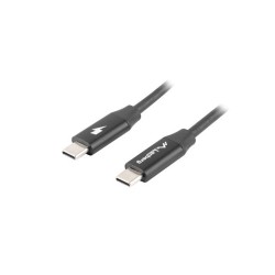 Lanberg Kabel Usb-C 2.0 M/M 1.8M Premium Qc 4.0 Power Delivery 60W Czarny Ca-Cmcm-40Cu-0018-Bk