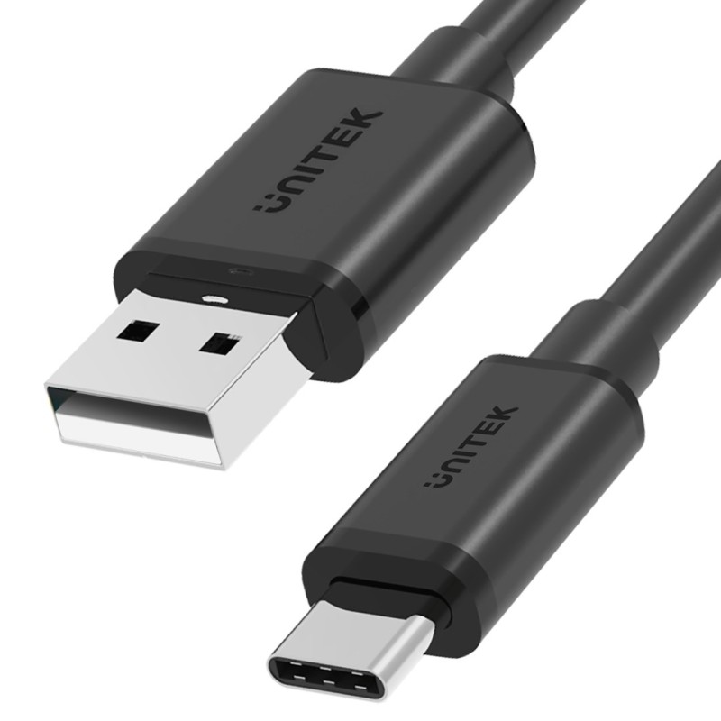 Unitek Usb Cable Usb-A — Usb-C 25Cm, Y-C480Bk