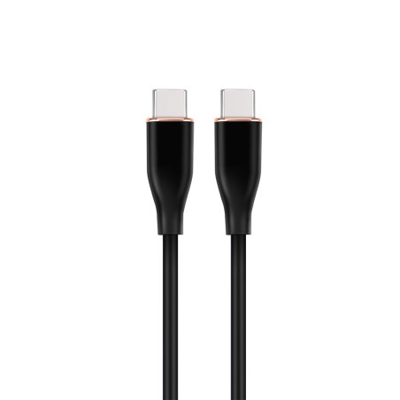Gembird Kabel Usb Typ-C Power Delivery (Pd) 60 W, "Premium Silicon", Oplot Silikonowy, 1.5 M, Czarny
