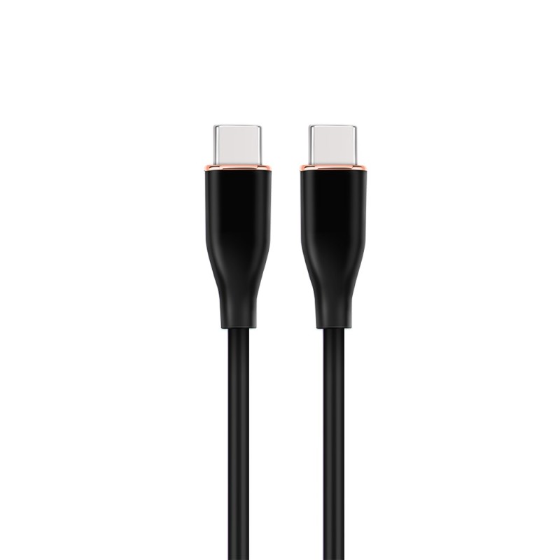 Gembird Kabel Usb Typ-C Power Delivery (Pd) 60 W, "Premium Silicon", Oplot Silikonowy, 1.5 M, Czarny