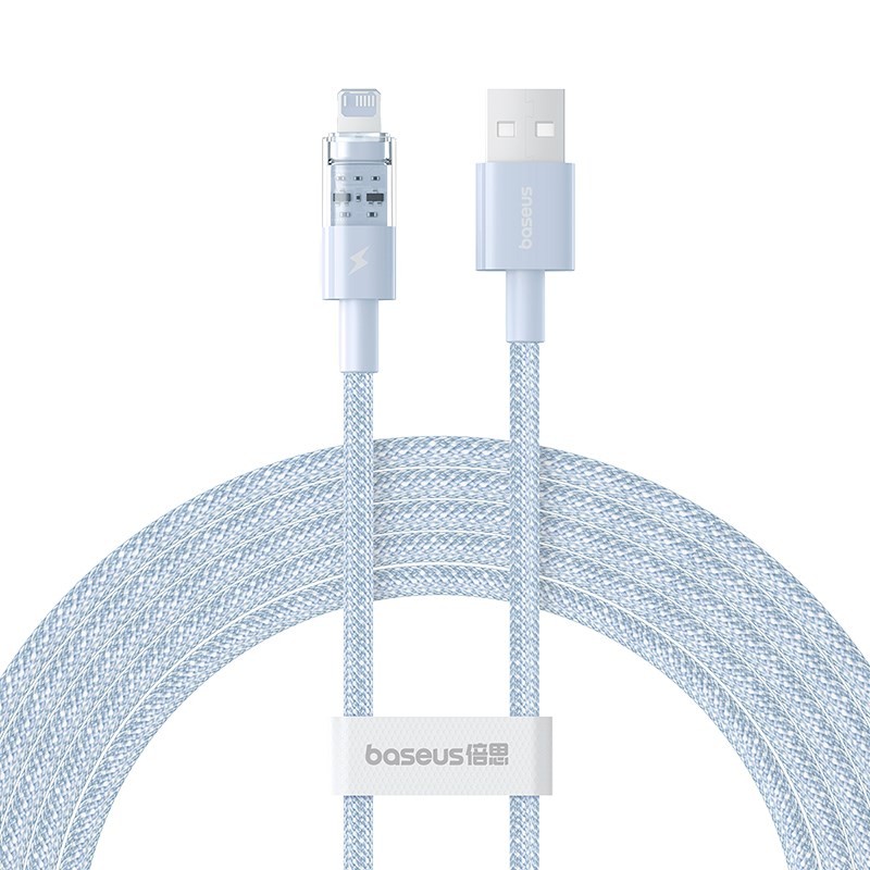 Kabel Baseus Gem Typ Usb Typ A - Lightning 2.4A 2M (Niebieski)