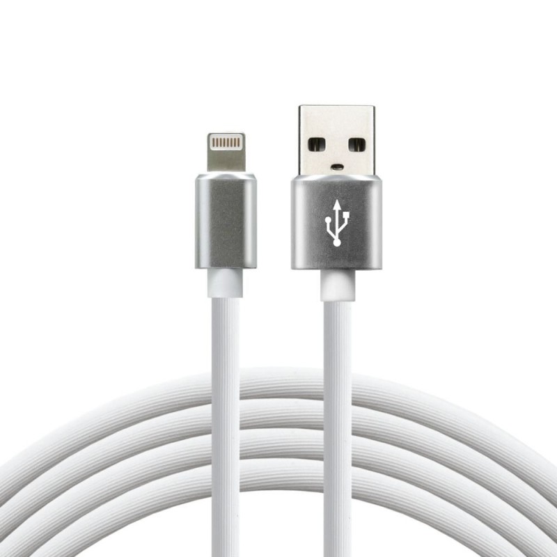 Kabel Zasilający Everactive Cbs-1Iw (Usb - Lightning   1M  Kolor Biały)