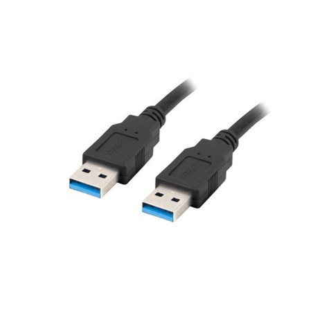 Lanberg Kabel Usb-A 3.0 M/M 1M Czarny Ca-Usba-30Cu-0010-Bk