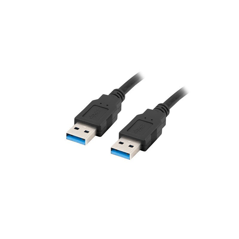 Lanberg Kabel Usb-A 3.0 M/M 1M Czarny Ca-Usba-30Cu-0010-Bk