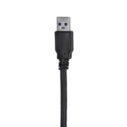 Lanberg Kabel Usb-A 3.0 M/M 1M Czarny Ca-Usba-30Cu-0010-Bk