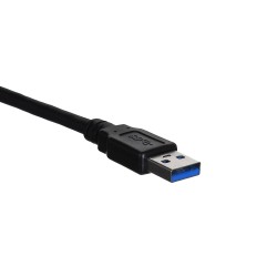 Lanberg Kabel Usb-A 3.0 M/M 1M Czarny Ca-Usba-30Cu-0010-Bk