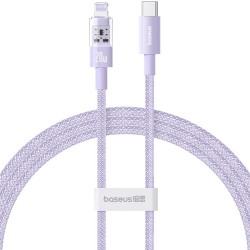 Kabel Baseus Gem Usb C-Lightning 20W 1M (Fioletowy)