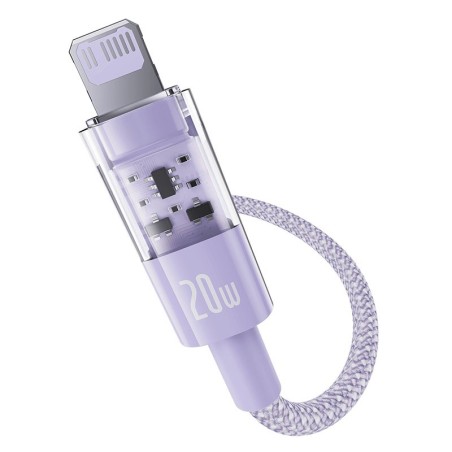 Kabel Baseus Gem Usb C-Lightning 20W 1M (Fioletowy)