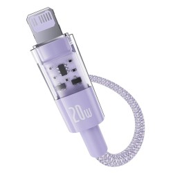 Kabel Baseus Gem Usb C-Lightning 20W 1M (Fioletowy)