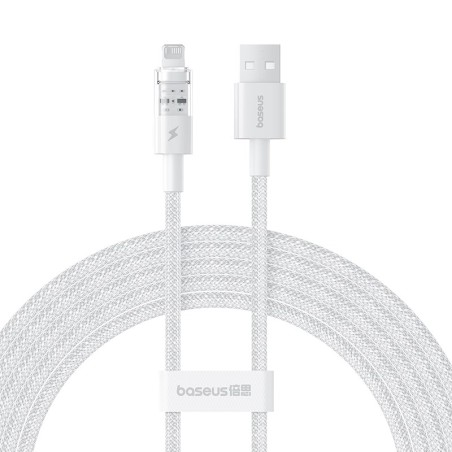 Kabel Baseus Gem Typ Usb Typ A - Lightning 2.4A 2M (Biały)