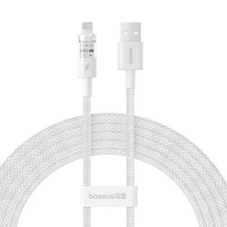 Kabel Baseus Gem Typ Usb Typ A - Lightning 2.4A 2M (Biały)