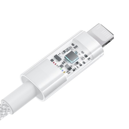 Kabel Baseus Gem Typ Usb Typ A - Lightning 2.4A 2M (Biały)