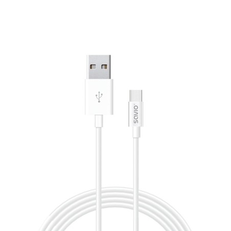 Kabel Savio Cl-125 (Usb Typu C - Usb 2.0 Typu A   1M  Kolor Biały)