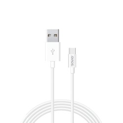 Kabel Savio Cl-125 (Usb Typu C - Usb 2.0 Typu A   1M  Kolor Biały)
