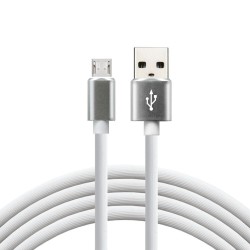 Kabel Zasilający Everactive Cbs-1Mw (Usb - Micro Usb   1M  Kolor Biały)