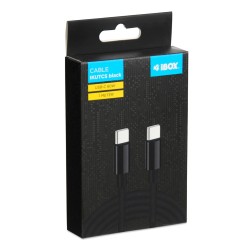 Ibox Kabel Ikutcs1B Usb-C 60W Silicon 1M Black