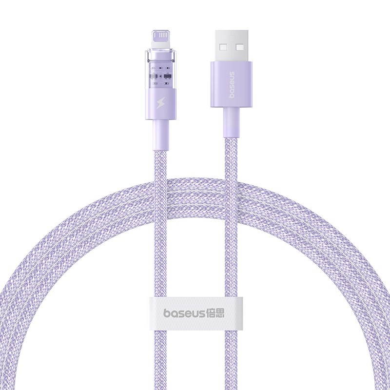 Kabel Baseus Gem 2.4A 1M (Fioletowy)