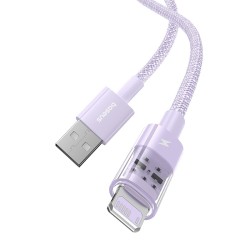 Kabel Baseus Gem 2.4A 1M (Fioletowy)