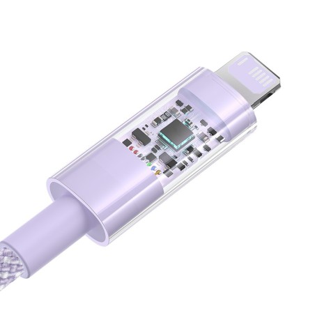 Kabel Baseus Gem 2.4A 1M (Fioletowy)
