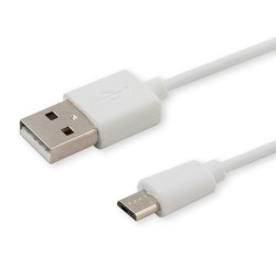 Kabel Savio Cl-123 (Micro Usb - Usb 2.0   1M  Kolor Biały)
