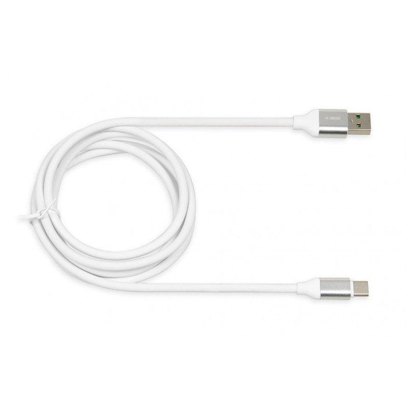 Kabel Ibox Ikumtcwqc (Usb 2.0 Typu A - Usb Typu C   1,5M  Kolor Biały)