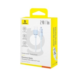 Kabel Baseus Gem 2.4A 1M (Niebieski)