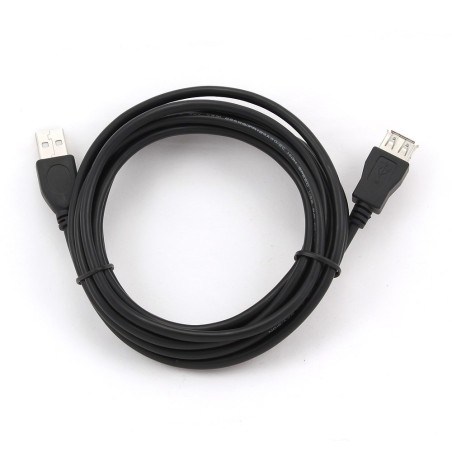 Kabel Gembird Ccp-Usb2-Amaf-10 (Usb 2.0 Typu A F - Usb 2.0 Typu A M  3M  Kolor Czarny)