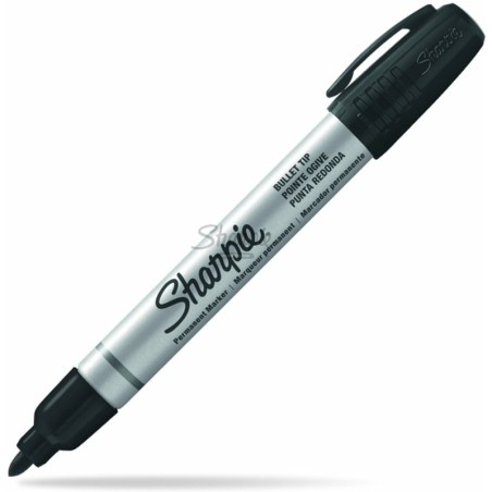 Marker Premanentny Sharpe Metal Okrągły Czarny