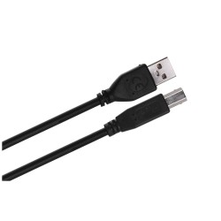 Kabel Gembird Ccf-Usb2-Ambm-10 (Usb 2.0 Typu A M - Usb 2.0 Typu B M  3M  Kolor Czarny)