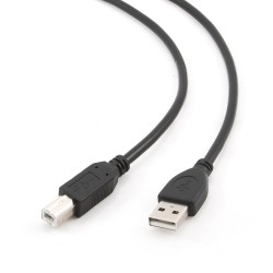 Kabel Gembird Ccp-Usb2-Ambm-10 (Usb 2.0 Typu A M - Usb 2.0 Typu B M  3M  Kolor Czarny)