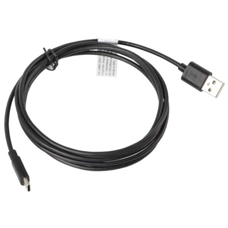 Kabel Lanberg Ca-Usbo-10Cc-0018-Bk (Usb 2.0 Typu A M - Usb Typu C M  1,8M  Kolor Czarny)