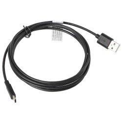 Kabel Lanberg Ca-Usbo-10Cc-0018-Bk (Usb 2.0 Typu A M - Usb Typu C M  1,8M  Kolor Czarny)