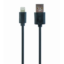 Kabel Gembird Cc-Usb2-Amlm-1M (Usb 2.0 M - Lightning M  1M  Kolor Czarny)