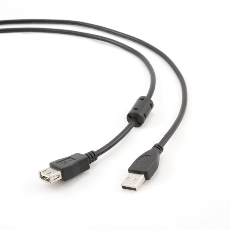 Kabel Gembird Ccp-Usb2-Amaf-6 (Usb 2.0 Typu A F - Usb 2.0 Typu B M  1,8M  Kolor Czarny)