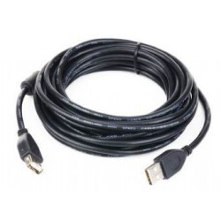 Kabel Gembird Ccp-Usb2-Amaf-6 (Usb 2.0 Typu A F - Usb 2.0 Typu B M  1,8M  Kolor Czarny)