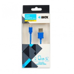 Kabel Ibox Ikumtcb (Usb 2.0 Typu A - Usb Typu C   1M  Kolor Niebieski)