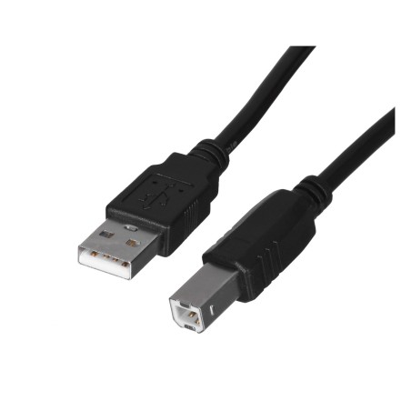 Kabel Lanberg Ca-Usba-10Cc-0018-Bk (Usb 2.0 M - Usb 2.0 M  1,8M  Kolor Czarny)