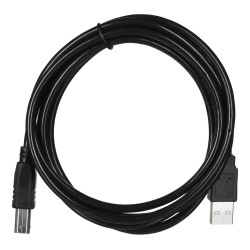Kabel Lanberg Ca-Usba-10Cc-0018-Bk (Usb 2.0 M - Usb 2.0 M  1,8M  Kolor Czarny)
