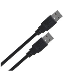 Lanberg Kabel Usb-A 2.0 M/M 1M Czarny Ca-Usba-20Cu-0010-Bk