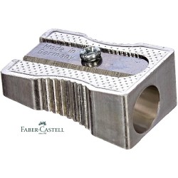 Temperówka Faber-Castell Metalowa Srebrna