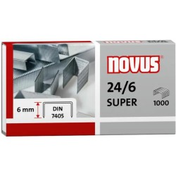Zszywki Novus 24/6 Din Super (1000)